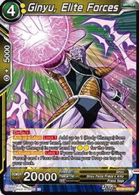 Ginyu, Elite Forces BT29-070 Common Fearsome Rivals Dragon Ball Super Near Mint