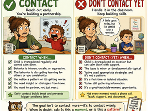 So . . . You Have to Talk to Parents