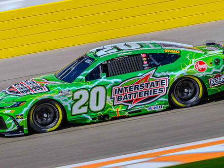 Christopher Bell in the 20 JGR Toyota Camry