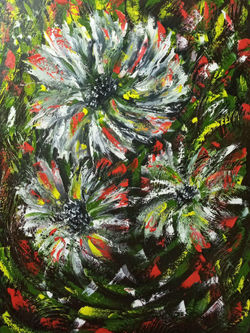 "Абстракция Цветы"