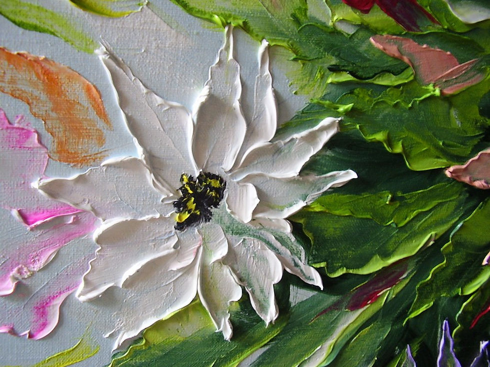 Thumbnail: "Extravaganza of flowers" 50x100, to order