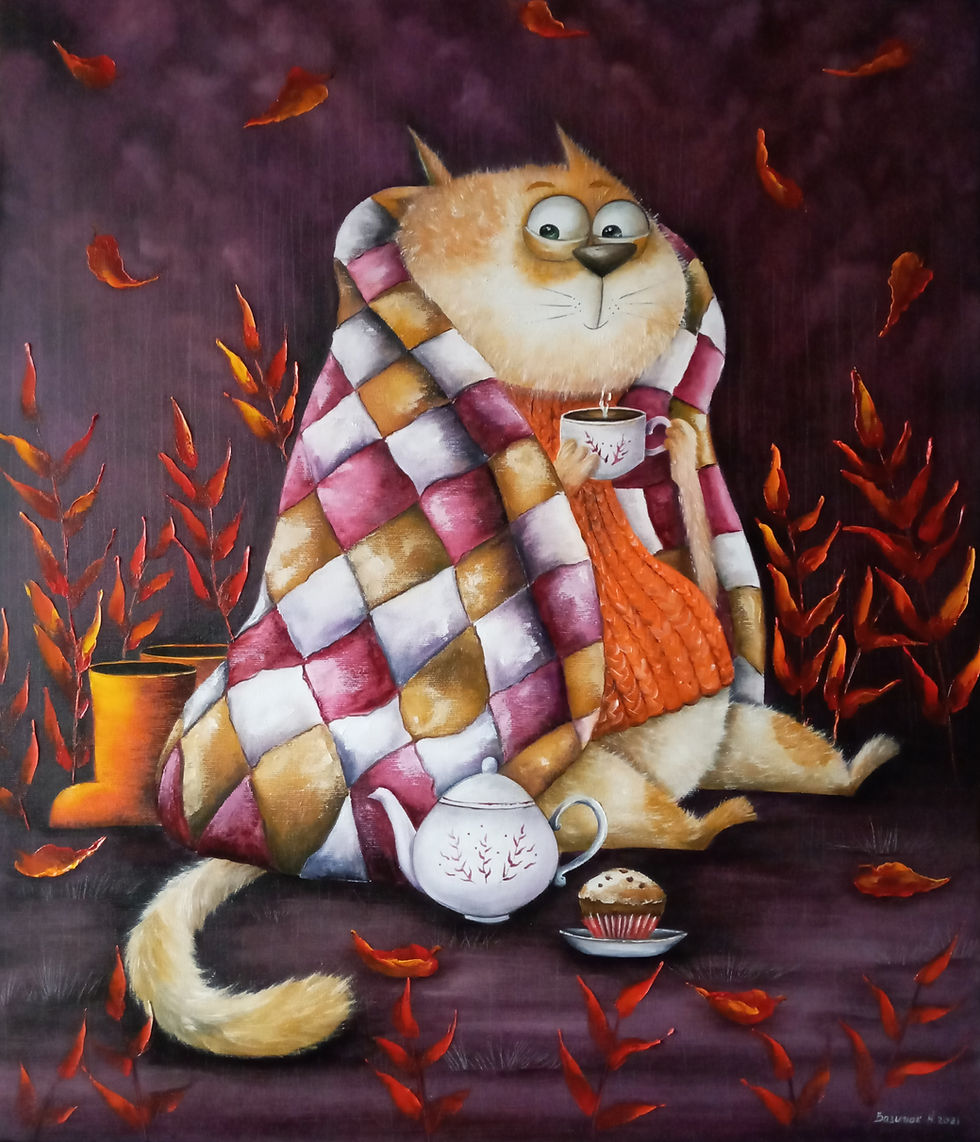 Thumbnail: Cat  60х70 cm (24in* 28in) 400 EUR, is available