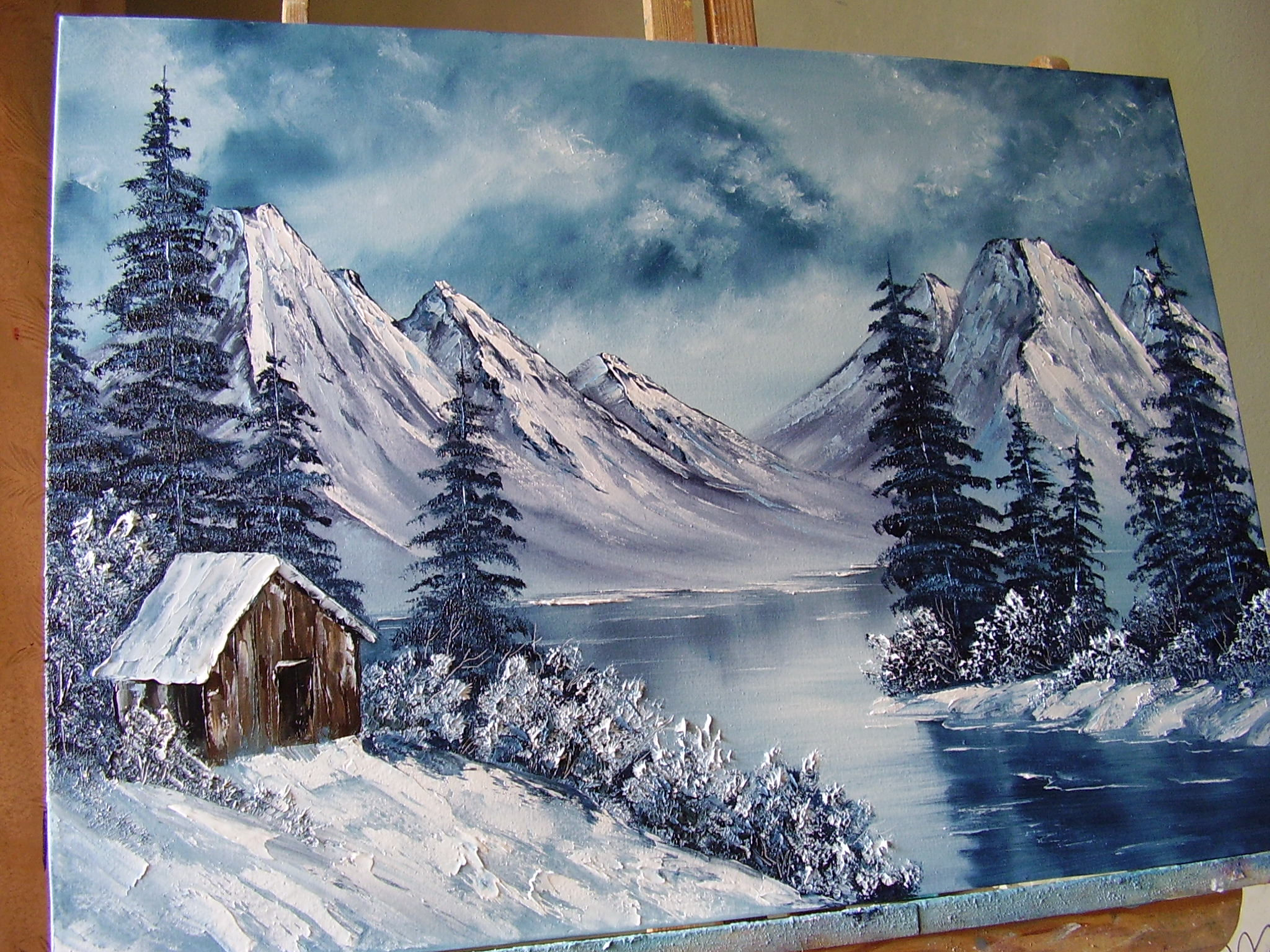 "Зимова казка"50х70,холст,під зам-ня