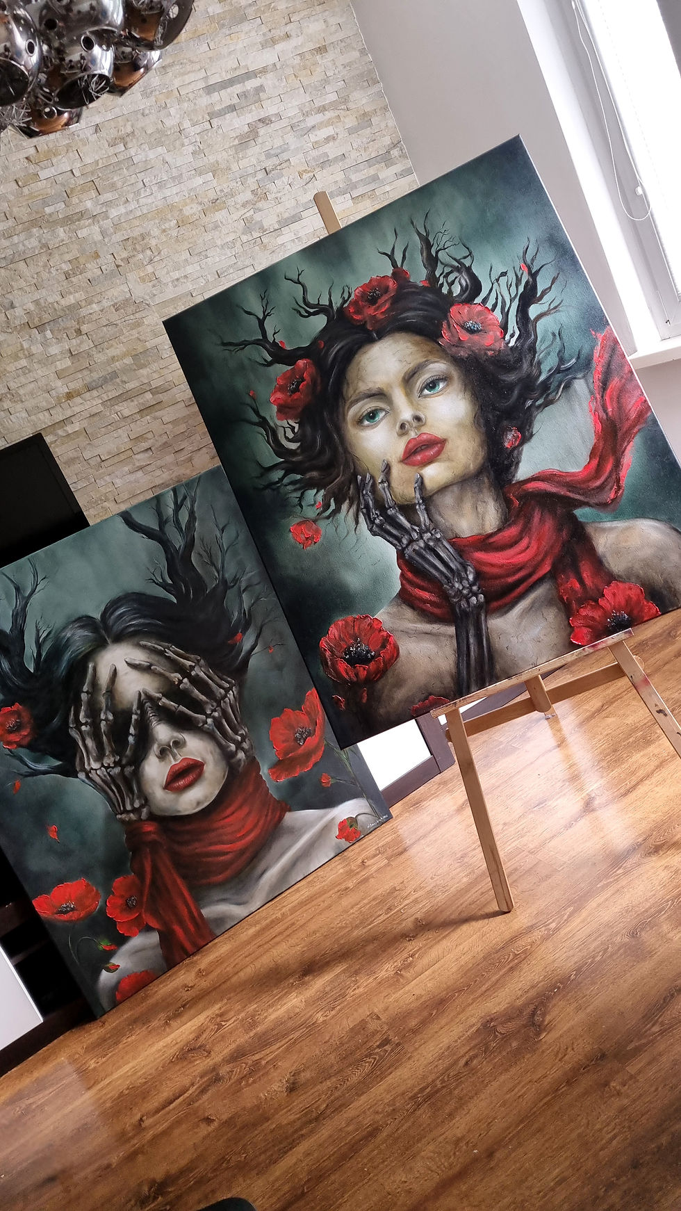 Thumbnail: The Courage to Bloom | 120x100 cm | in stock