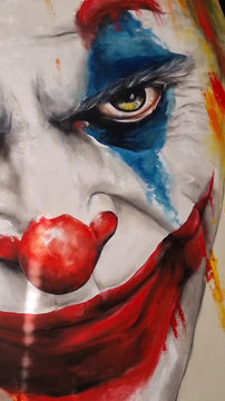 Thumbnail: 
"Joker: A Gaze That Pierces"| 120x100cm | in stock |