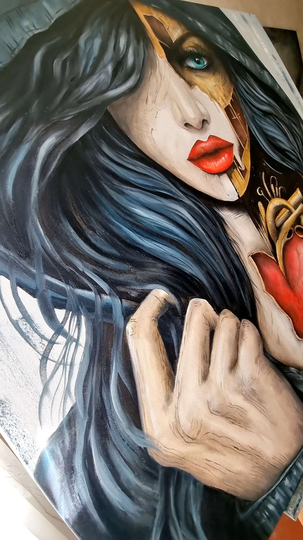 Thumbnail: "Harmony in the middle"\ 100x90 cm \ is available \