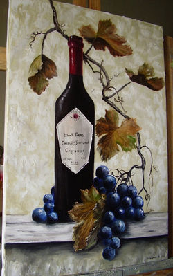 "Натюрморт с виноградом"