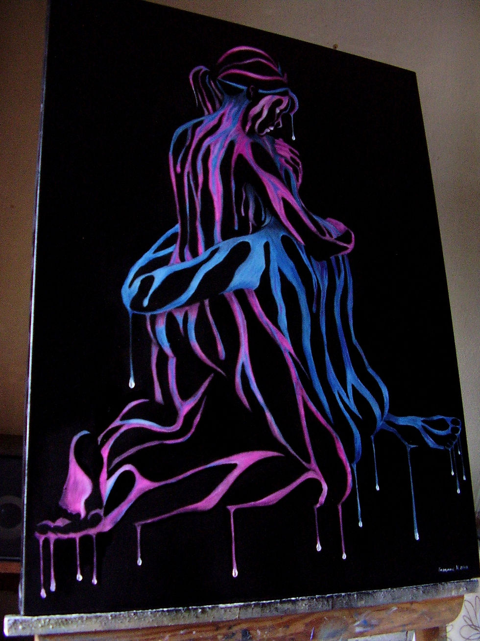 Thumbnail: "Just here in my hands..."  60x80cm (24in*32in), 380EUR, SOLD, on order