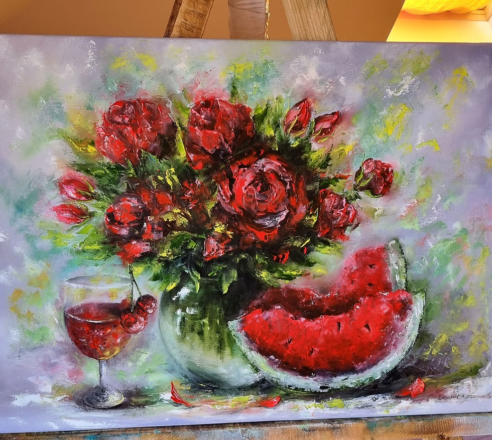 Thumbnail: "Roses" 50x70 cm(28in*20in) ,  is available