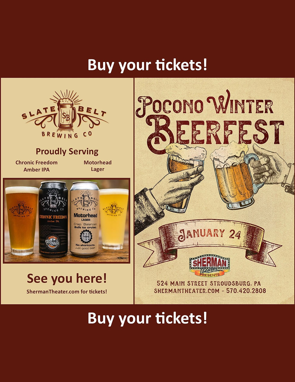 Slate Belt Brewing at Pocono Winter BeerFest!