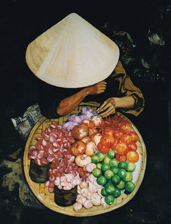 Peinture sur toile salon