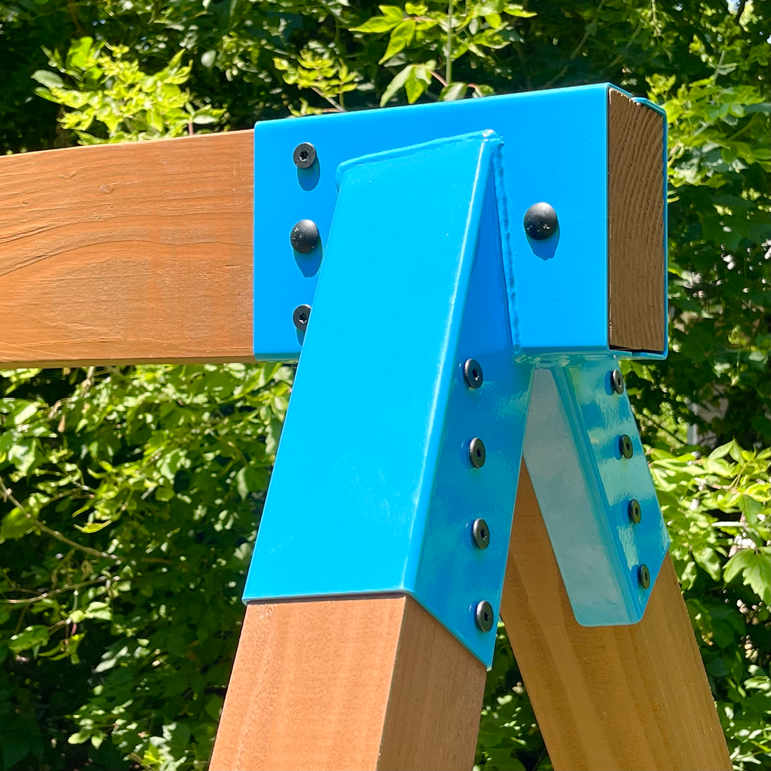 SWING SET BRACKET - NEW YEAR'S SALE! - Ultra Heavy Duty Bracket - BLUE