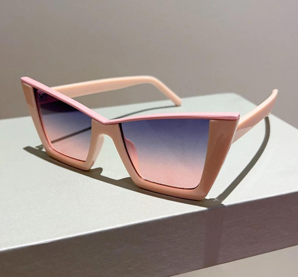 Miniatura: Gafas de Sol Retro Chic Rosadas