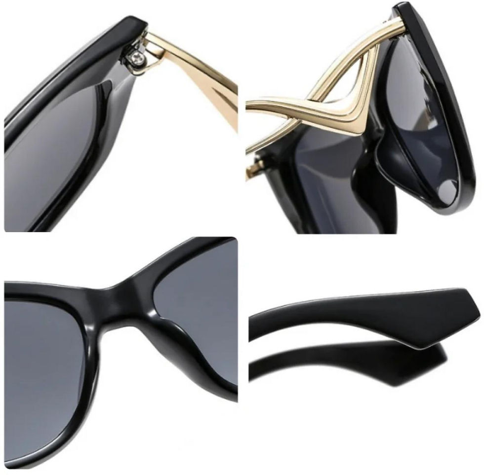 Miniatura: Gafas de Sol Retro Leopardo