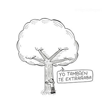 "Extrañar a alguien es..."