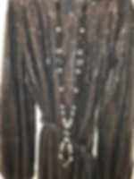 20260102-01 NECKLACE DB COLLECTION BLACK AND SILVER