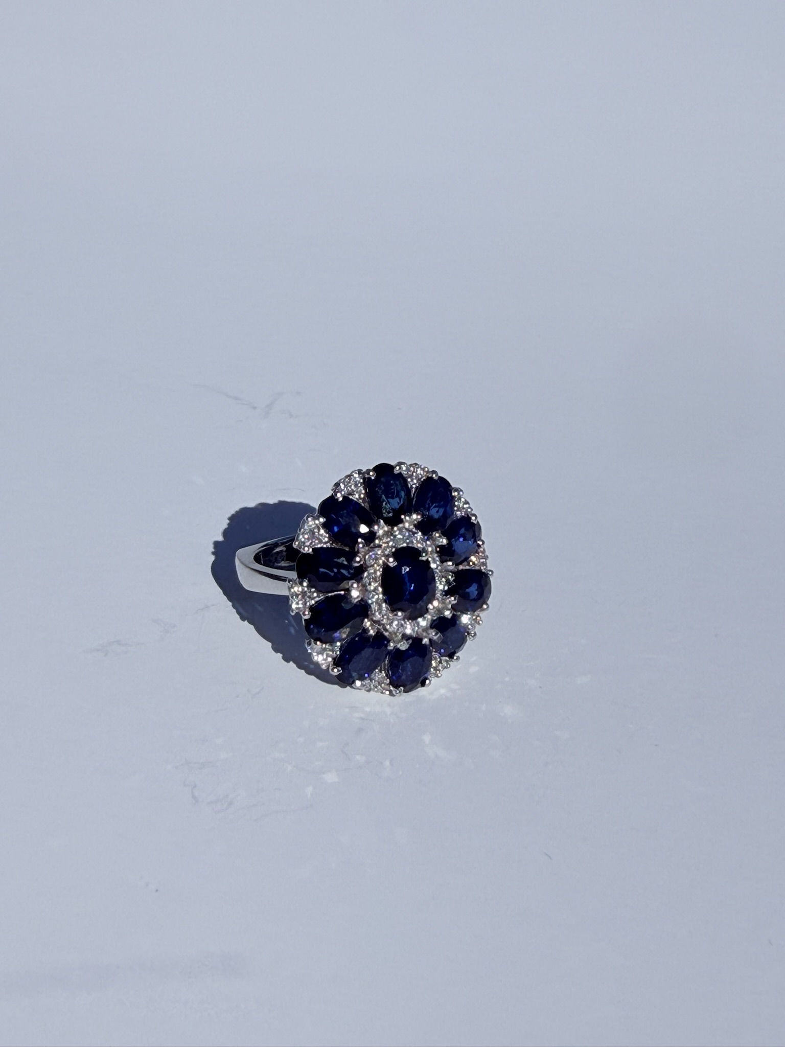 Queen Sapphires with Diamonds