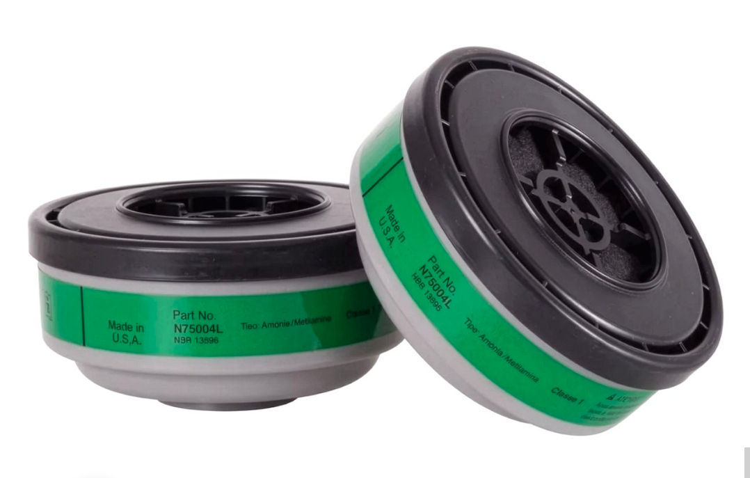 Honeywell North Ammonia Methylamine Respirator Cartridge N75004L (2 pack)