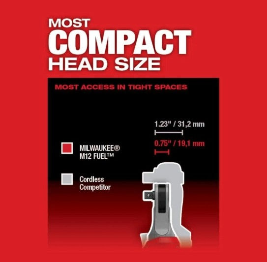 Thumbnail: (2567-20) Milwaukee M12 FUEL Brushless 3/8" High Speed Ratchet