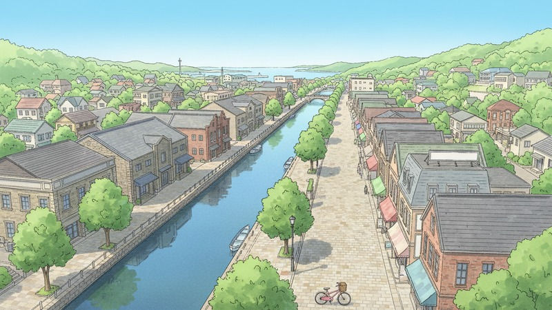半径3km圏内にコンパクトに集まる小樽の観光スポット