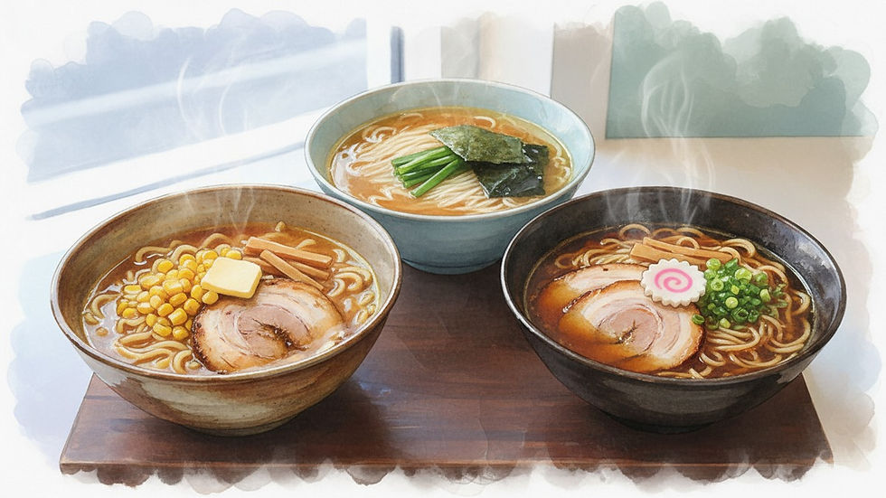 らーめん道場のラーメン各種イメージ