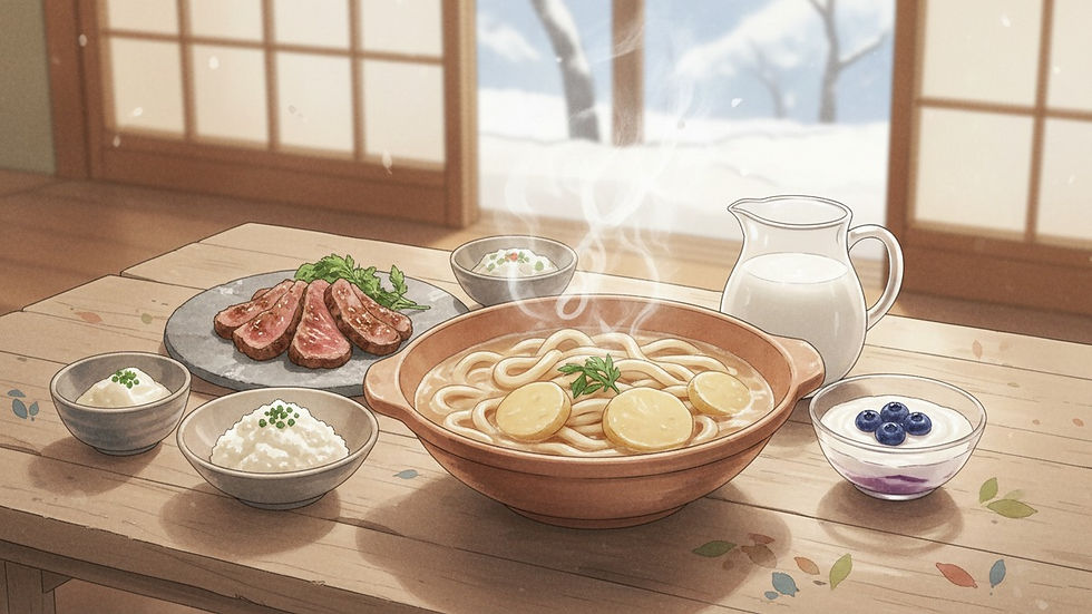 ニセコの食材を使った北海道らしいグルメのイメージ
