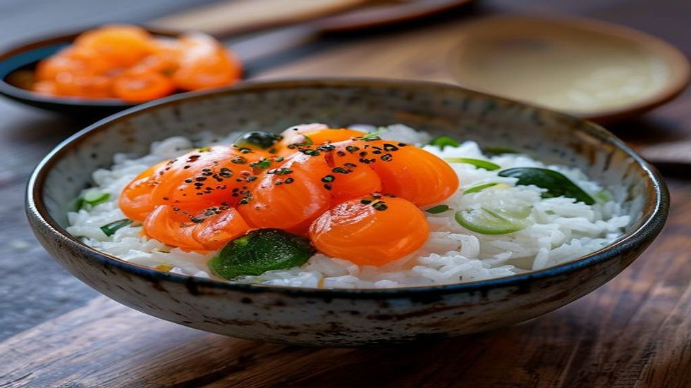 積丹の新鮮なウニ丼(積丹エリア・43.5°N 140.5°E)
