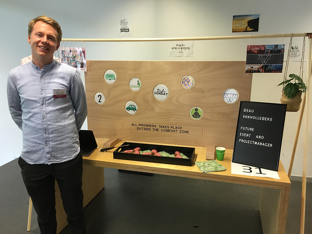 Beau Vanhollebeke Talent Fair for Business Officemanagement Event- en projectmanagement Arteveldehogeschool Gent
