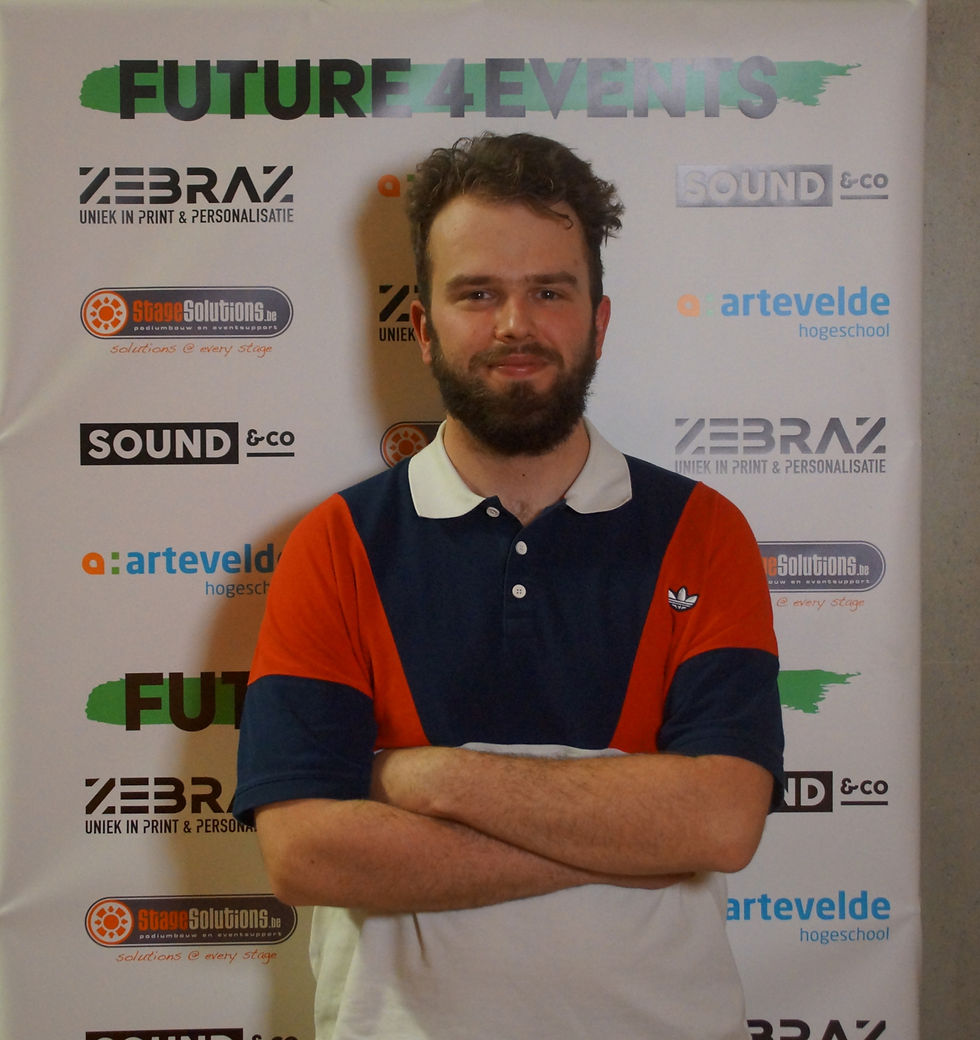 Future4Events Conner Rousseau Organisatie & Management Arteveldehogeschool Gent Bruno Schaubroeck Katrien Vermeire Geert Maes Steven Droogers Enzo Deneyer Cédric Koppen Asger De Loof