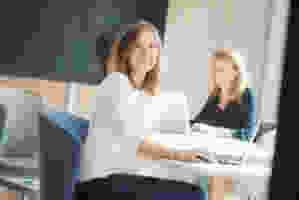 Birthe Renard Officemanagement Arteveldehogeschool Gent begeleid afstandsonderwijs BAO drietalig taalportfolio