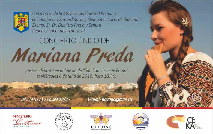 Mariana Preda Concert in Cuba