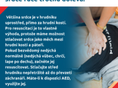 Mýtus 30 — Srdce je vlevo, takže při masáži srdce ruce trochu doleva.