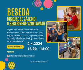 BESEDA pro zájemce o zápis do ZŠ Kairos