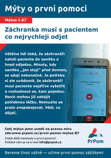 Mýtus 87 — Záchranka musí s pacientem co nejrychleji odjet