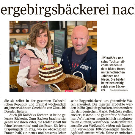 Píší o nás také v německých novinách 📰😃