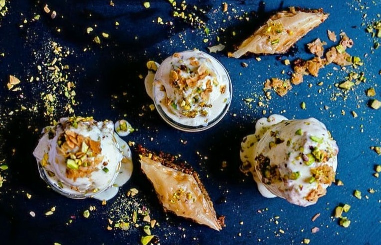 Arranged Food and Objects