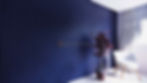 ambiente painel ripado wpc azul mar