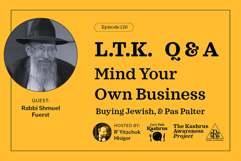 L.T.K. Q & A: Mind Your Own Business