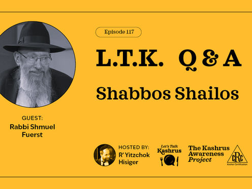 L.T.K. Q&A: Shabbos Shailos
