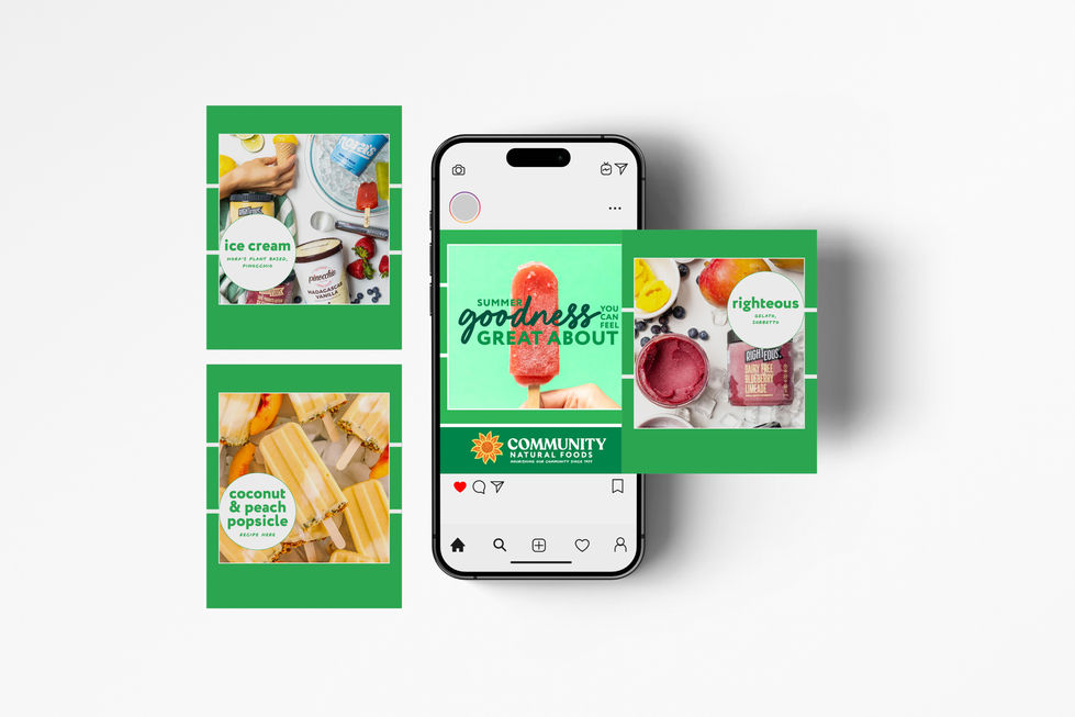 Summer Treats Digital Carousel Campaign