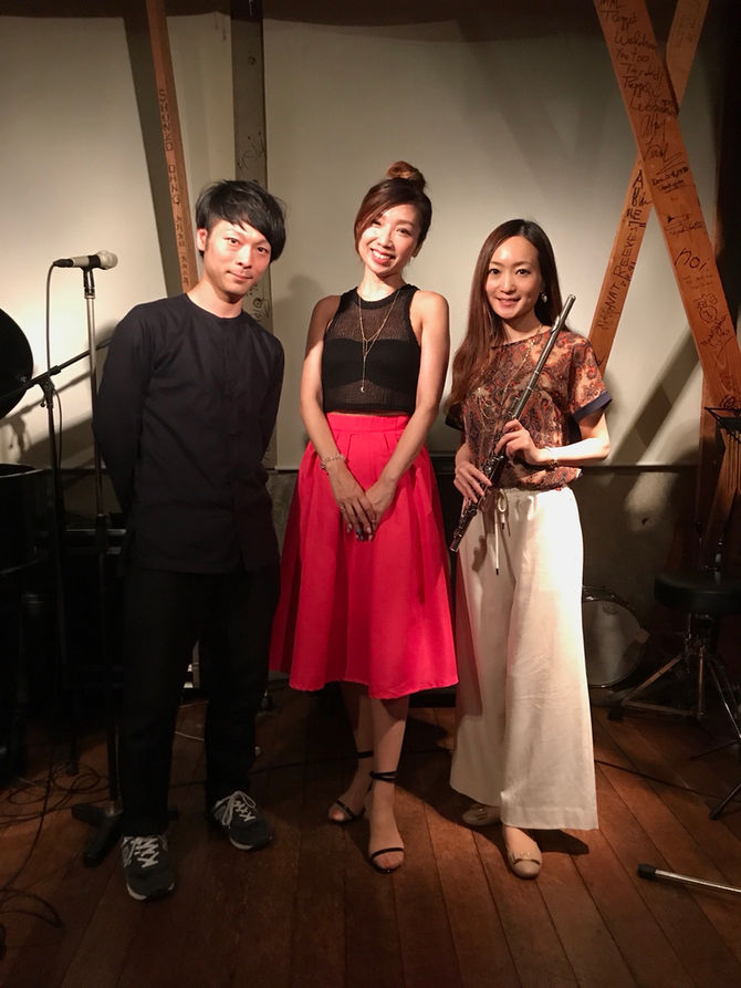 神戸国際フルートコンクールにちなんで酒井麻生代さんとレフトアローン♪