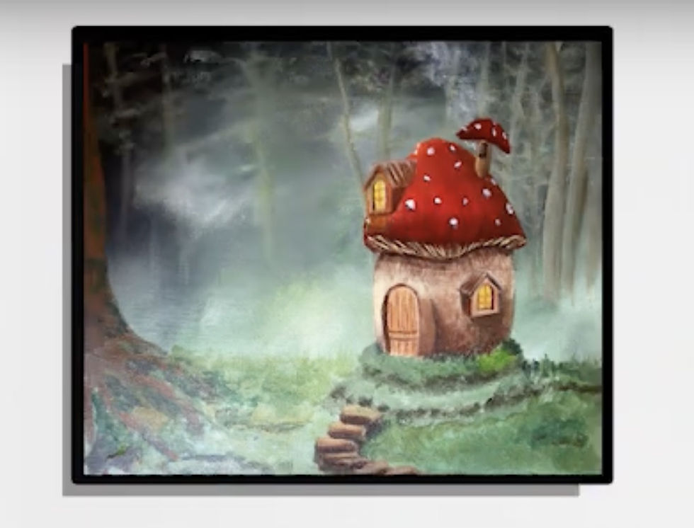 Creating a Whimsical Mushroom House: Tips for Painting a Fantasy Scene