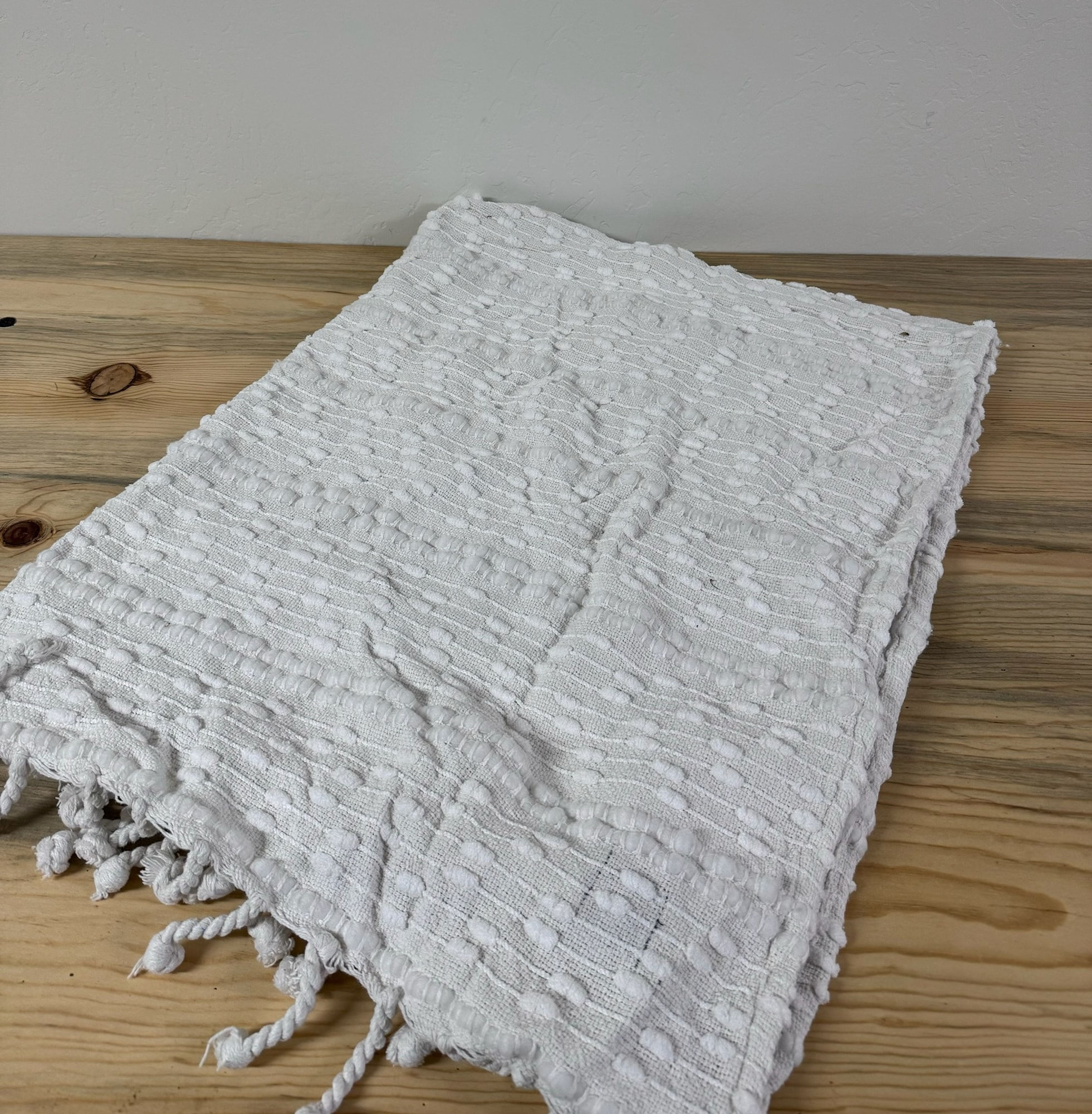 Ivory Throw Blanket