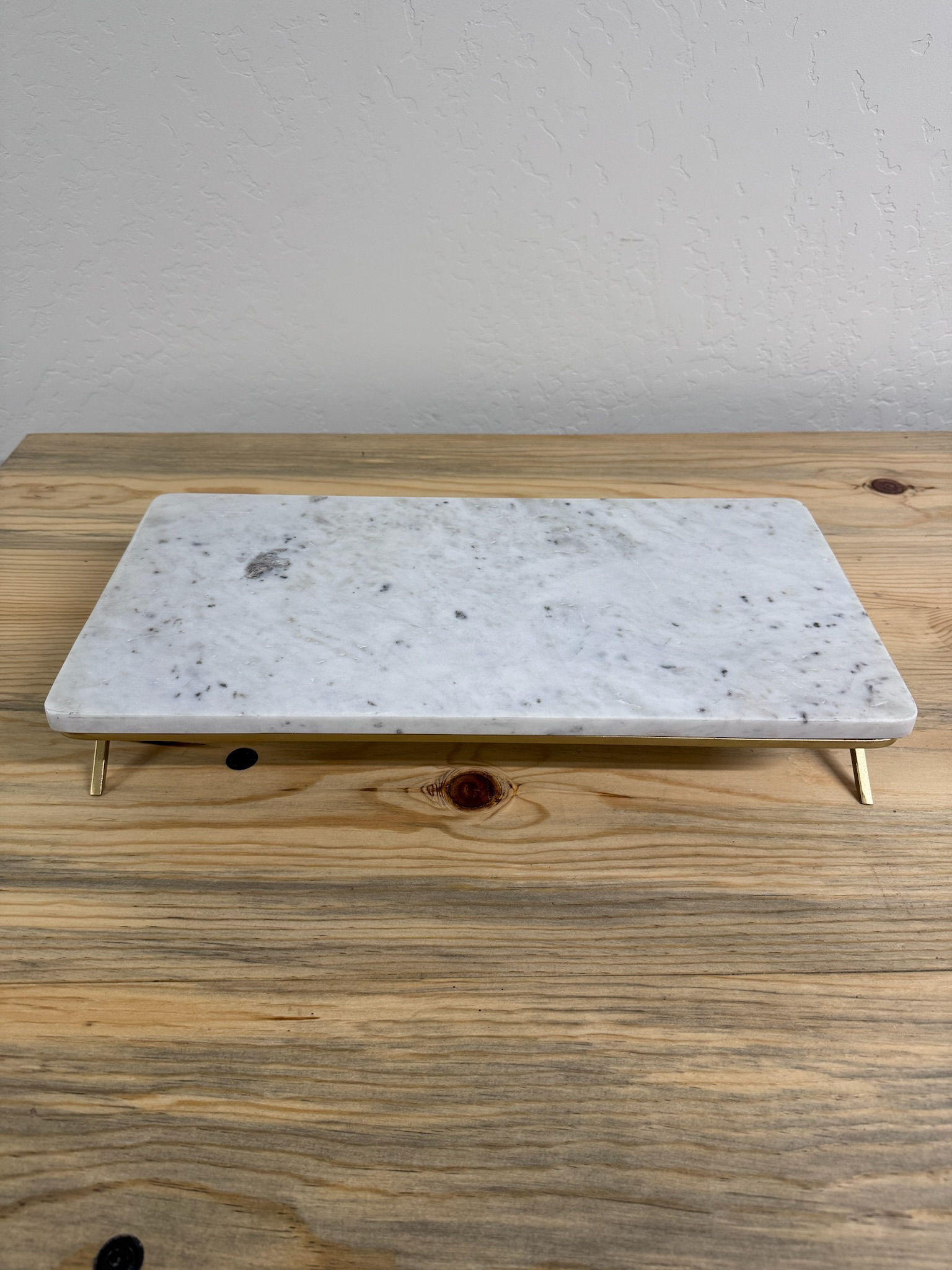 Large Gold and Marble Tray