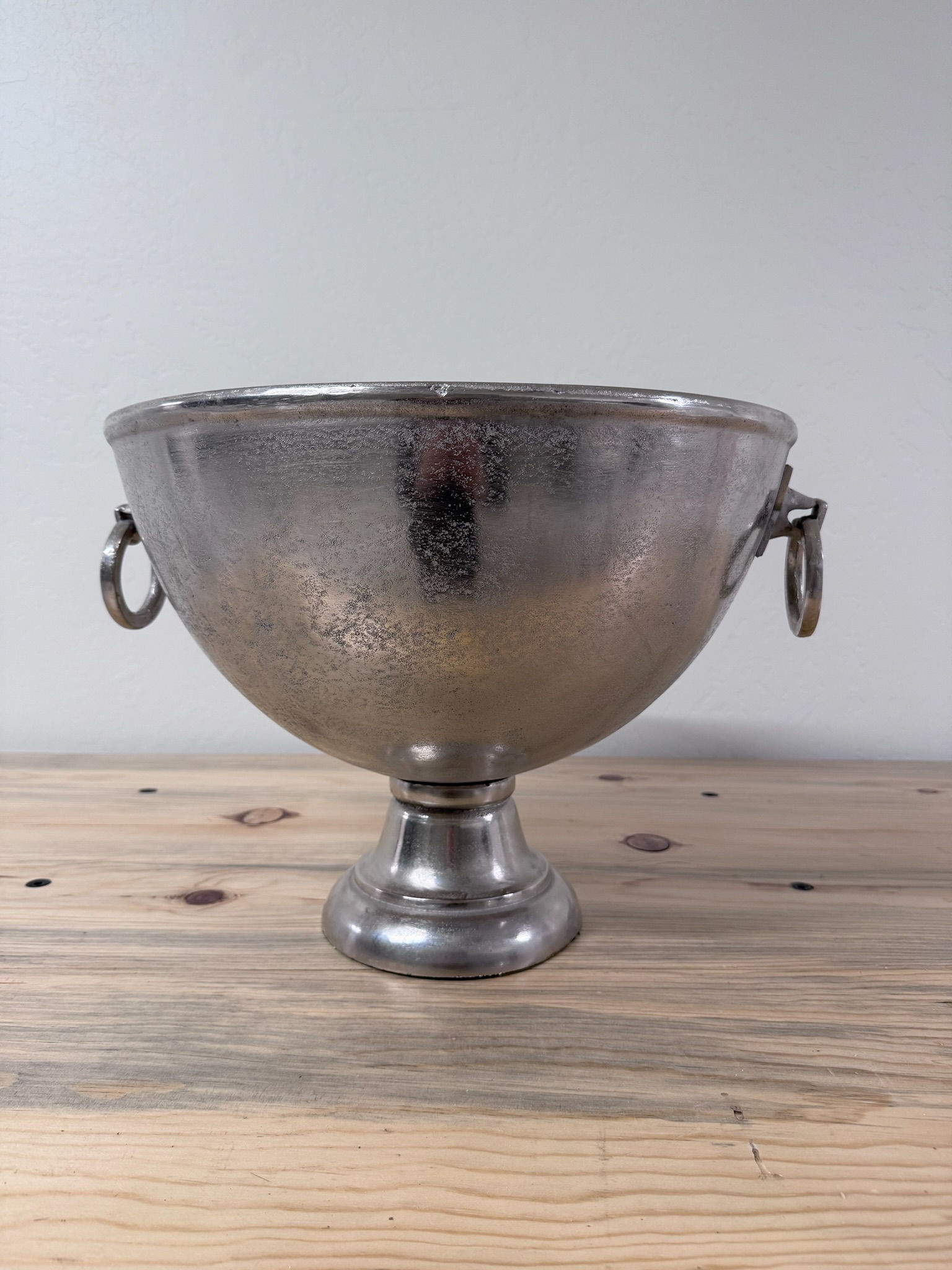 Medium Silver Ice Container for Beverages