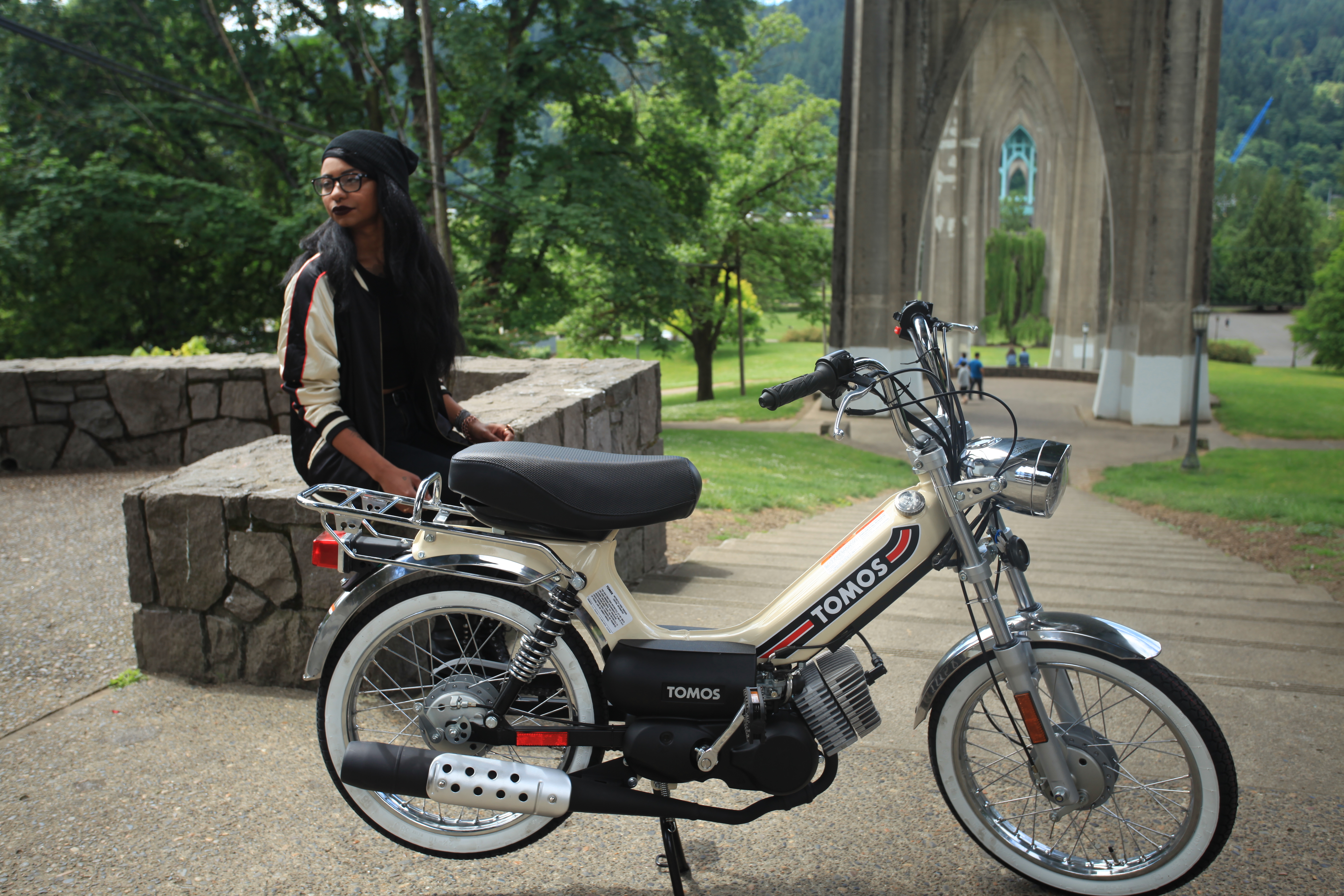 old moped bike