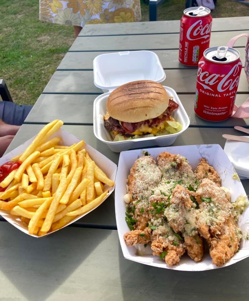 Arranged Food and Objects