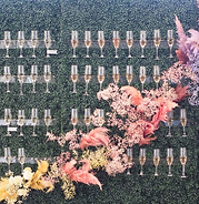 champagne wall rental Naples