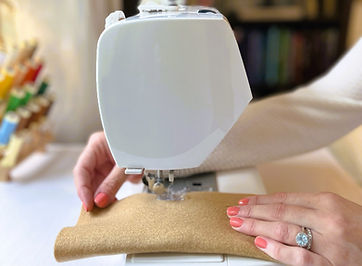 Founder of Kinder Cookhouse Nichola Keidel-Doggrell Sewing her deliciously playful range of handcrafted toys