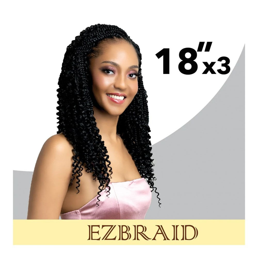 EZBRAID Ezcrochet 3X Boho Box Braid (18inch)